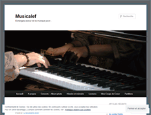 Tablet Screenshot of musicalef.com
